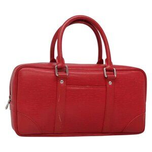 LOUIS VUITTON Epi Vivienne Long Hand Bag Red M5911E LV Auth 136462